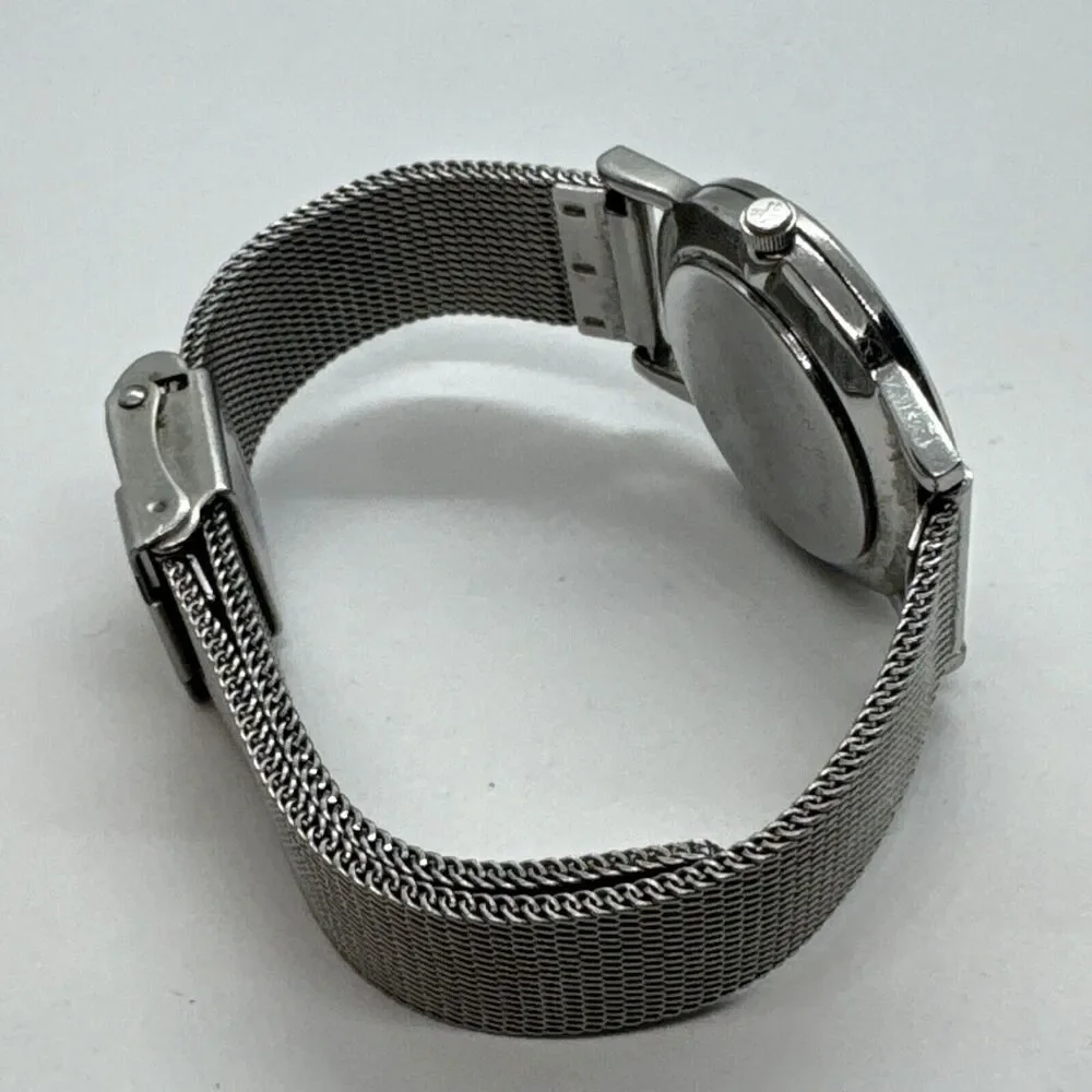 Skagen 39SSS Women's Silver Stainless Steel Mesh Analog Dial Wrist Watch JNA571